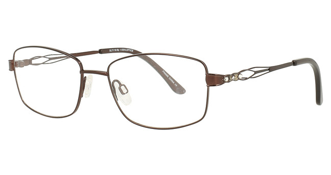 Elegante Eyeglasses ELT119 Chocolate/6