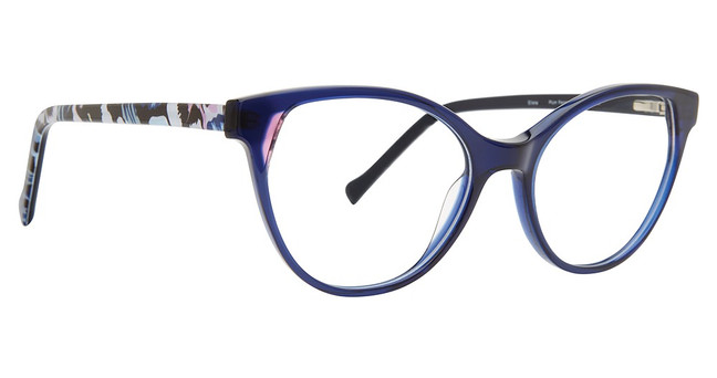 Vera Bradley Eyeglasses VB Eliana Plum Pansies/PLP