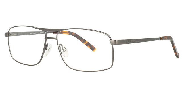 GEAR Eyeglasses GAUGE DARK PEWTER