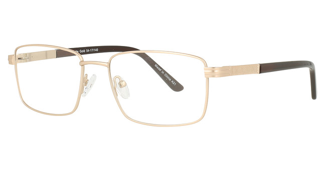 Continental Optical Imports Eyeglasses Fregossi 687 Matte Gold