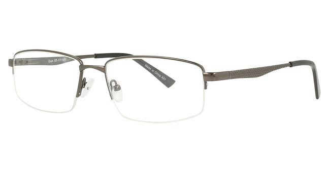 Continental Optical Imports Eyeglasses Fregossi 688 Gunmetal