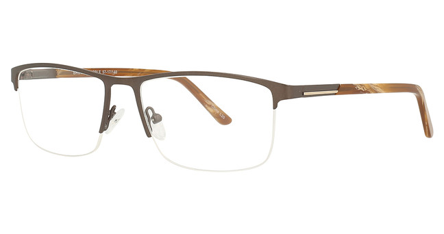 Continental Optical Imports Eyeglasses Fregossi 694 Brown Marble