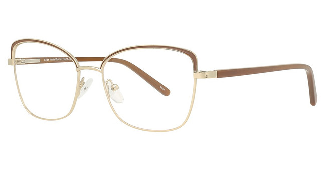 Cosmopolitan Eyeglasses Saige Mocha/Gold