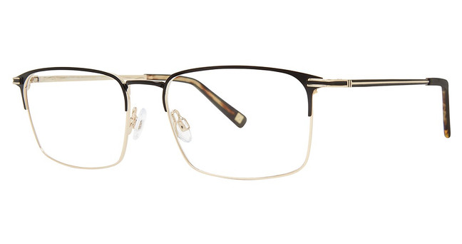 Randy Jackson Eyeglasses Randy Jackson 1121 BLACK/GOLD/235