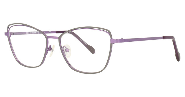 Scott Harris Eyeglasses Scott Harris 806 Gray / Iris/1