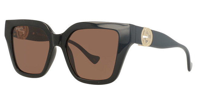 Gucci Eyeglasses GG1023S BLACK-BLACK-BROWN/005