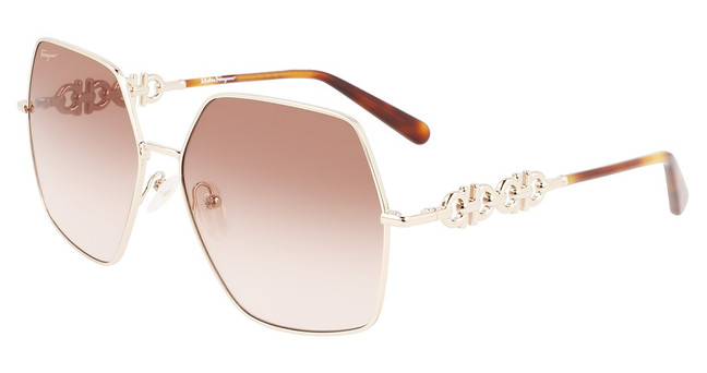 Ferragamo Eyeglasses SF291S GOLD TORTOISE/723