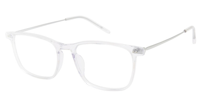 TLG Eyeglasses NU061 CRYSTAL /SILVER/C01