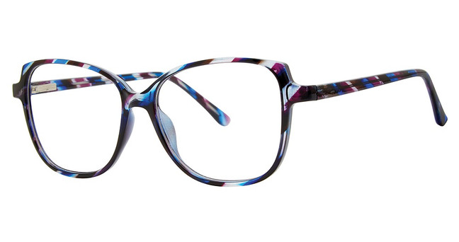 Modern Plastics II Eyeglasses FOUND black/blue demi