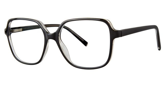 Modern Plastics II Eyeglasses UNDERSTAND black/crystal