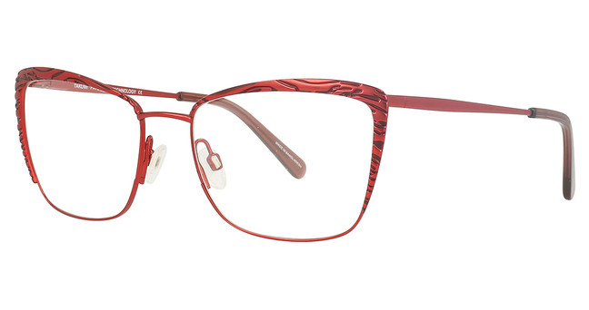 Takumi Eyeglasses TK1201 Red & Wine/Red/35
