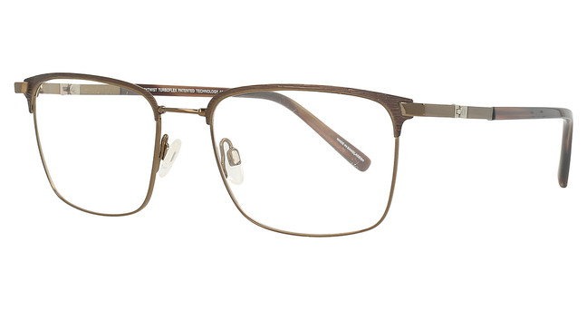 Easytwist Eyeglasses CT277 Brushed Brown & Rustic Gold / Brown & Rustic Gold/10