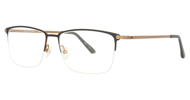 Michael Ryen Eyeglasses MR-384 Black / Bronze/2