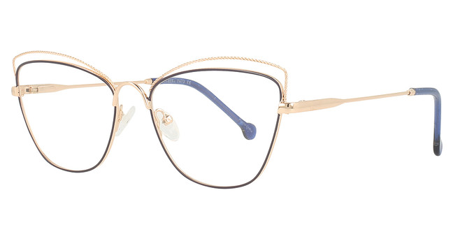 Scott & Zelda Eyeglasses 7473 Blue/Gold