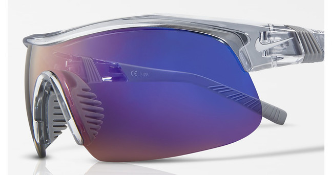Nike Eyeglasses NIKE SHOW X1 DX6520 SHINY WOLF GREY/BLUE MIRROR/065