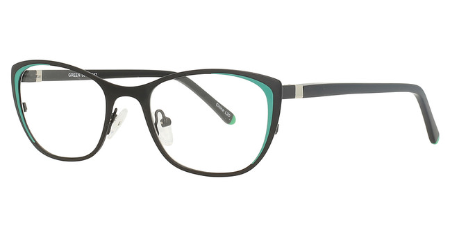 Continental Optical Imports Eyeglasses La Scala 879 Black/Green