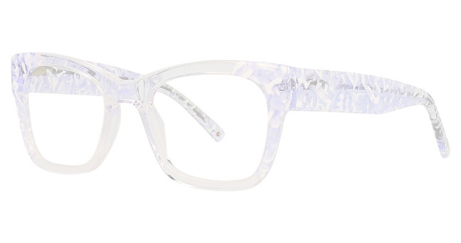 Sean John Eyeglasses SJLO6026 Clear Crystal w/ White Speckle/971