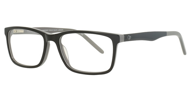 Op-Ocean Pacific Eyeglasses Hawksnest Beach BLACK LAMINATE