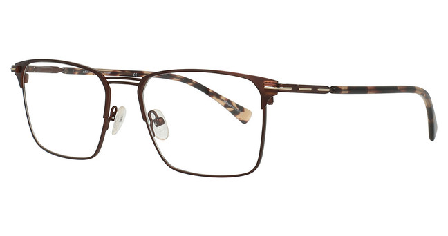 Adin Thomas Eyeglasses AT-546 Chocolate / Sand Tortoise/3