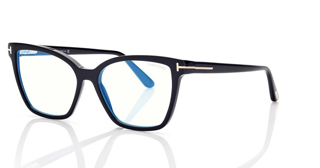 Tom Ford Eyeglasses FT5812-B shiny black/001