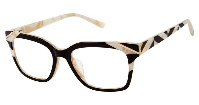 L.A.M.B. Eyeglasses LAUF105 black/bone/BLK