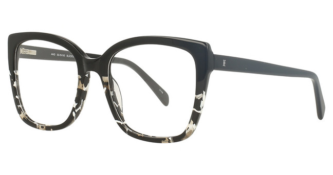 Helium Eyeglasses 4443 Black/White Marble