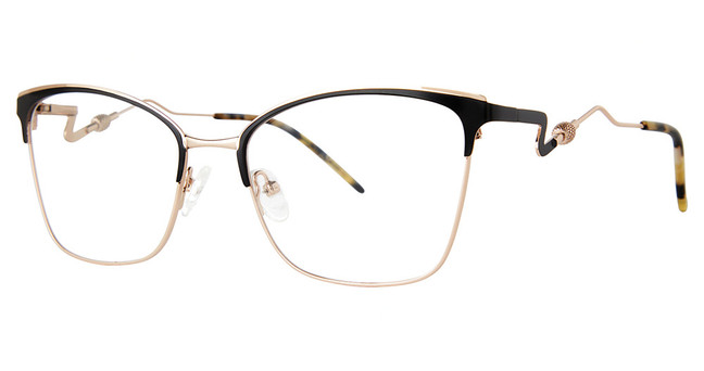 Alist RC Eyeglasses 115 GOLD BLACK