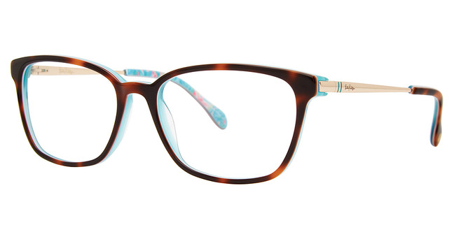 Lilly Pulitzer Eyeglasses Rossi Teal Tortoise/TE