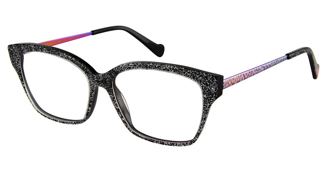 BETSEY JOHNSON Eyeglasses FUNFETTI Black/BLK