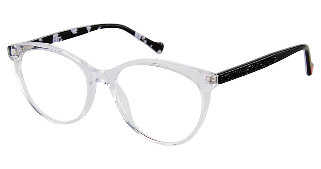 BETSEY JOHNSON Eyeglasses NAME DROP Clear/CLR