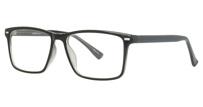 Limited Editions Eyeglasses LTD RODNEY BLACK CRYSTAL