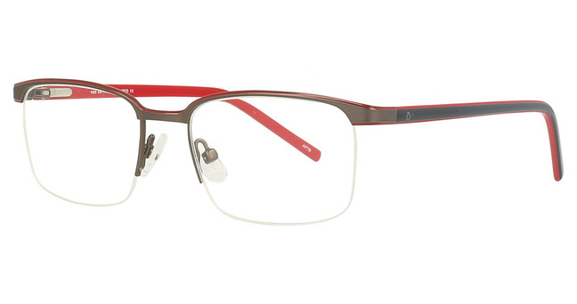 Float-Milan Eyeglasses K-69 Gun/Red