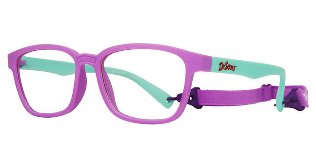 Dr. Seuss Eyeglasses SEUSS 1 Purple/Aqua/PURPLE