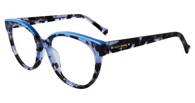 Lucky Brand Eyeglasses VLBD243 Navy Havana