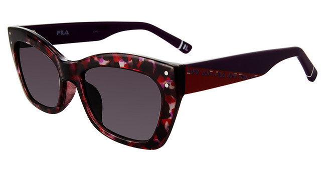 Fila Eyeglasses SFI392 Red/ Purple Havana