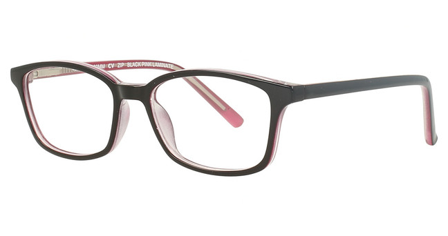 Advantage Eyeglasses Zip BLACK PINK LAMINATE