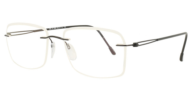 Silhouette Eyeglasses 5566 Rectangle black/ white/9040