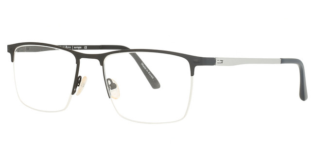 Michael Ryen Eyeglasses MR-400 Black / Silver/1