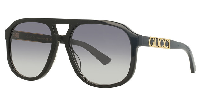 Gucci Eyeglasses GG1188S BLACK-BLACK-GREY/002