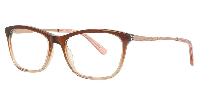 Cote d Azur Eyeglasses CDA-348 Cocoa / Peach/1