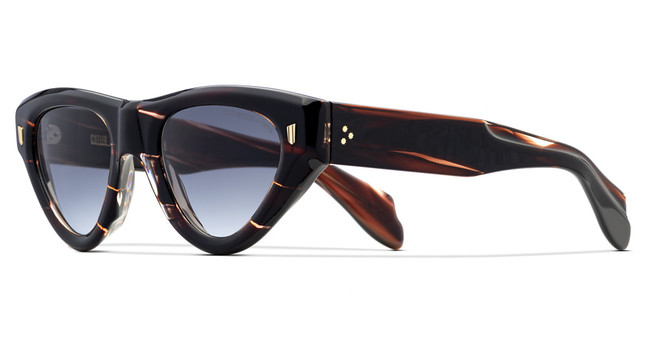 Cutler and Gross Eyeglasses CGSN992650 STRIPED BROWN HAVANA/002