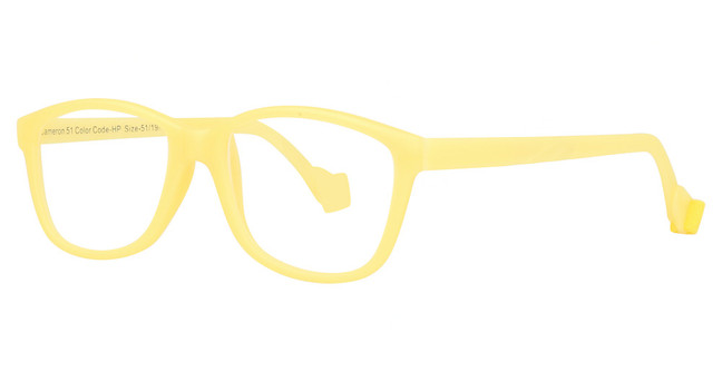 FLEX FRAMES Eyeglasses Cameron 51 Yellow Pearl/HP