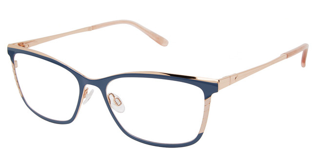 Lulu Guinness Eyeglasses L239 slate/pink/SLA