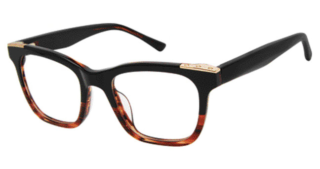 L.A.M.B. Eyeglasses LA111 black horn fade/BLK