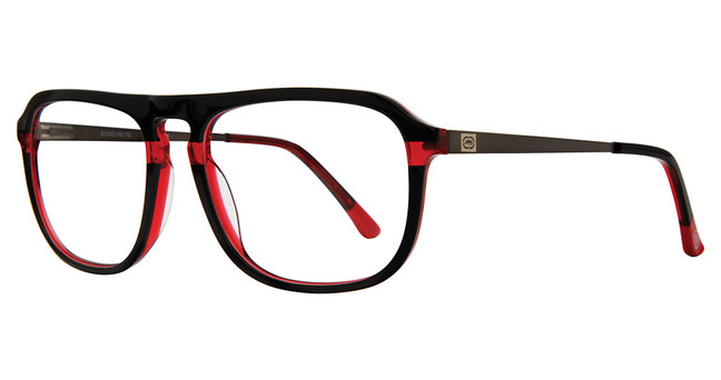 ECKO Unltd Eyeglasses ECKO708 Black/Red/BLACK/RED