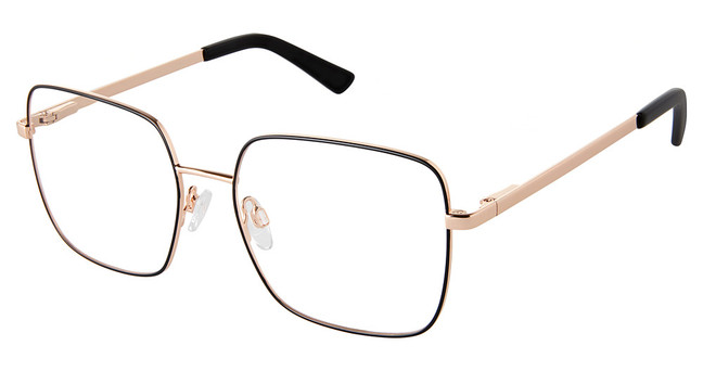 Superflex Eyeglasses SF-627 BLACK ROSE GOLD/M200