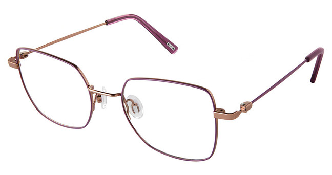 Kliik:denmark Eyeglasses K-739 EGGPLANT ROSE GOLD/M207