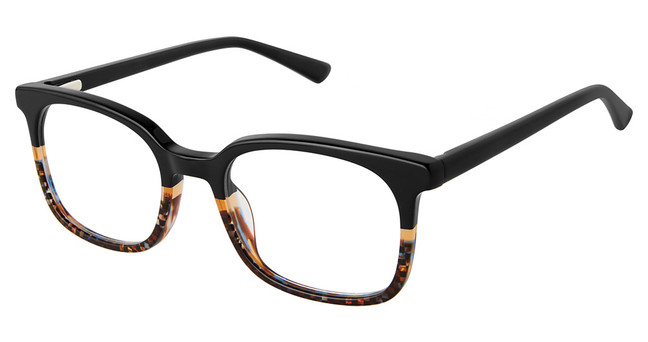 Superflex Eyeglasses SFK-279 BLACK CHECKER PAPAYA/S400