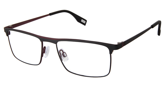 Evatik Eyeglasses EVATIK 9257 BLACK PLUM/M200