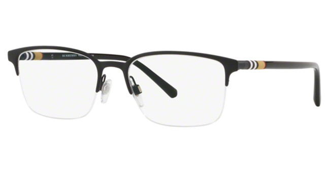 Burberry Eyeglasses BE1323 BLACK RUBBER/1213